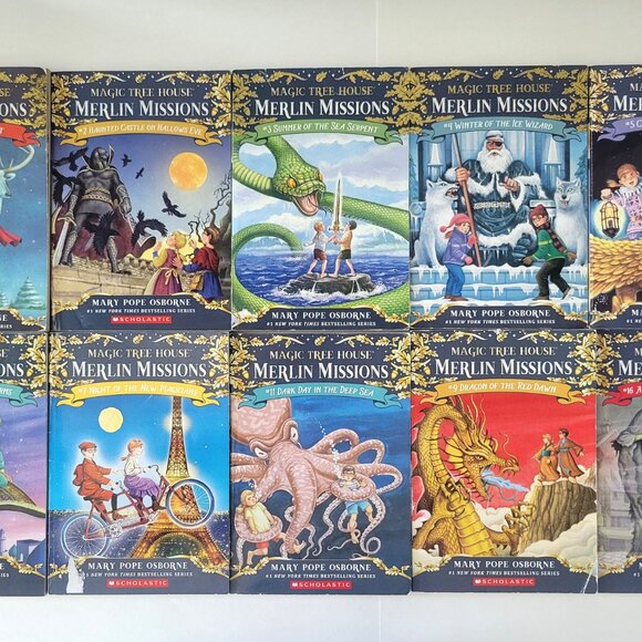 MAGIC TREE HOUSE MERLIN MISSION SERIES LOT OF 15 BOOKS MARY POPE OSBORN #1 - 22 - Picture 6 of 14
